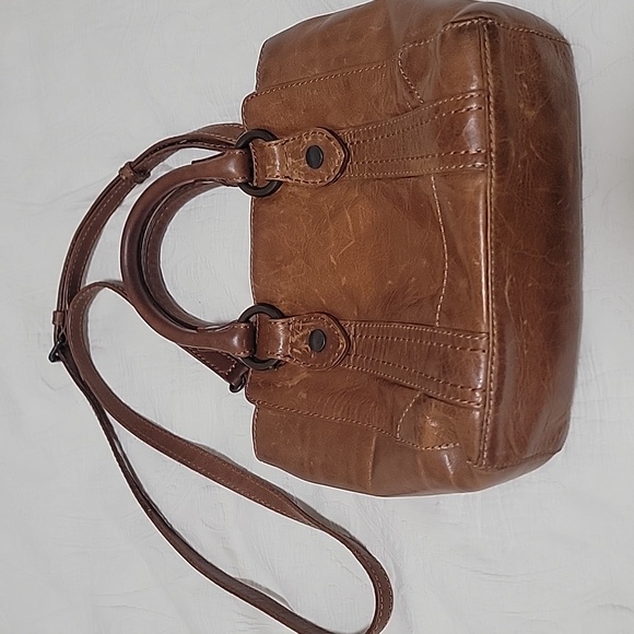 Authentic Excellent Condition Frye Leather Handbag Melissa Mini Tote Bag DB0250 - Picture 12 of 17